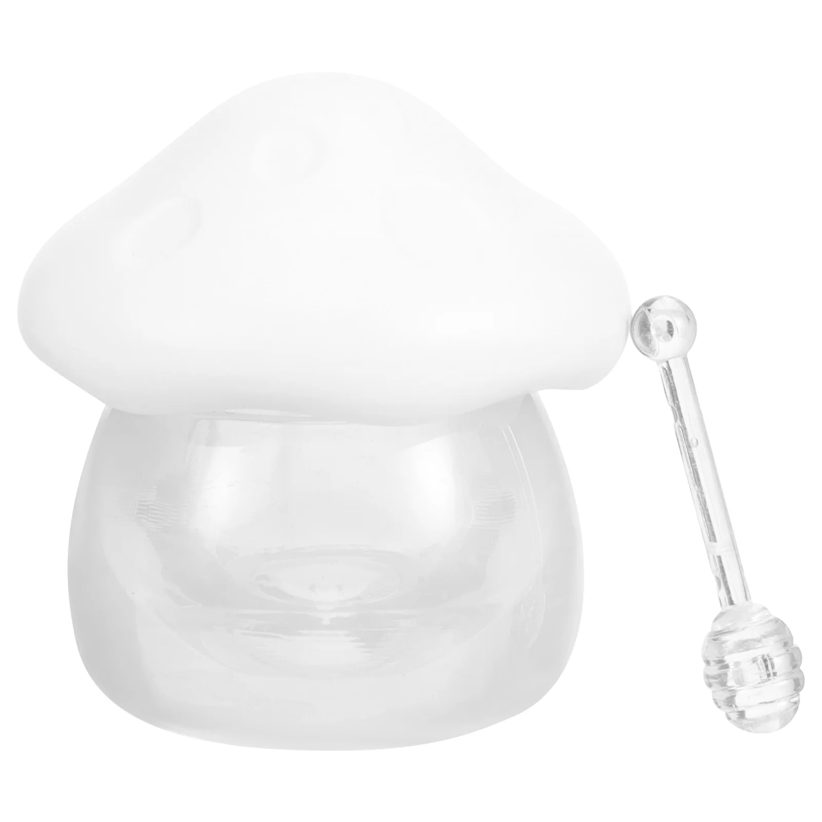 1세트 립밤 용기 리필 가능 휴대용 크림 병 여행용 메이크업 보관 버섯 모양 립글로스 튜브