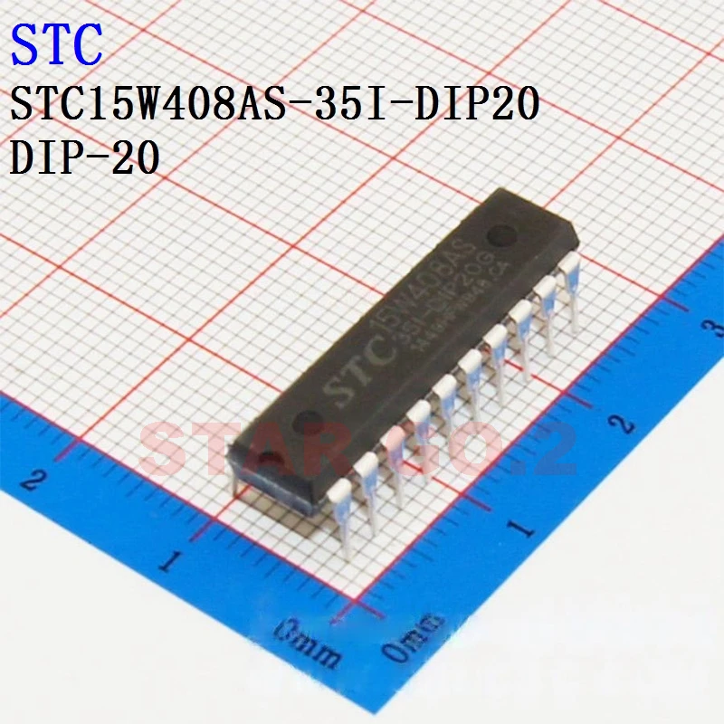 2PCSx STC15W408AS-35I-DIP16 DIP20 SKDIP28 SOP16 SOP20 SOP28 TSSOP20 STC Microcontroller