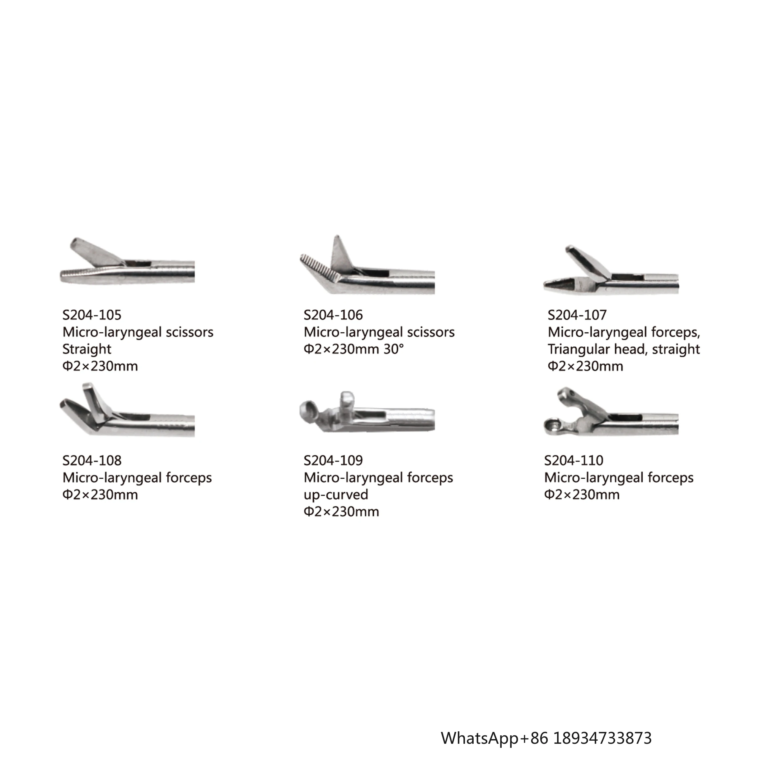 ZHJ-C Type Complete Set of Self-Retaining Laryngoscope Surgical Instruments for Ears Eyes Nose and Throat