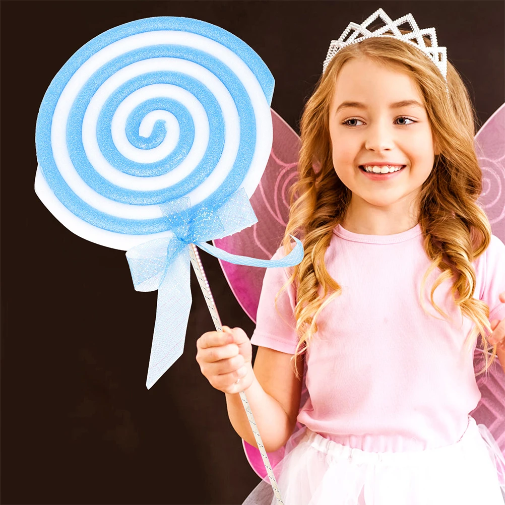 

2Pcs Decorative Lollipop Props Big Fake Candy Models for Longtime Use Party Wedding Christmas Photo Booth Decoration