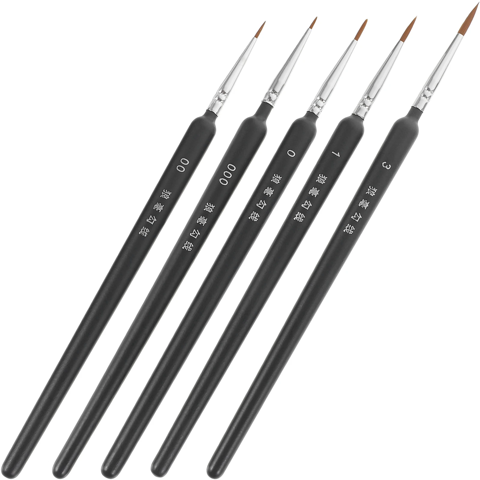 

5pcs Hook Line Pen Fine Detail Paint Brushes Set for Art Miniature Model Car Painting Precision Ink Artist Tool