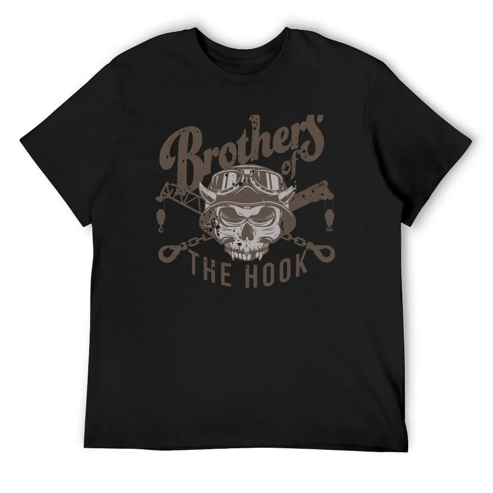 

Brothers of the Hook Retro Vintage Rigger Ironworker Crane Operator T-Shirt boys whites clothing for men