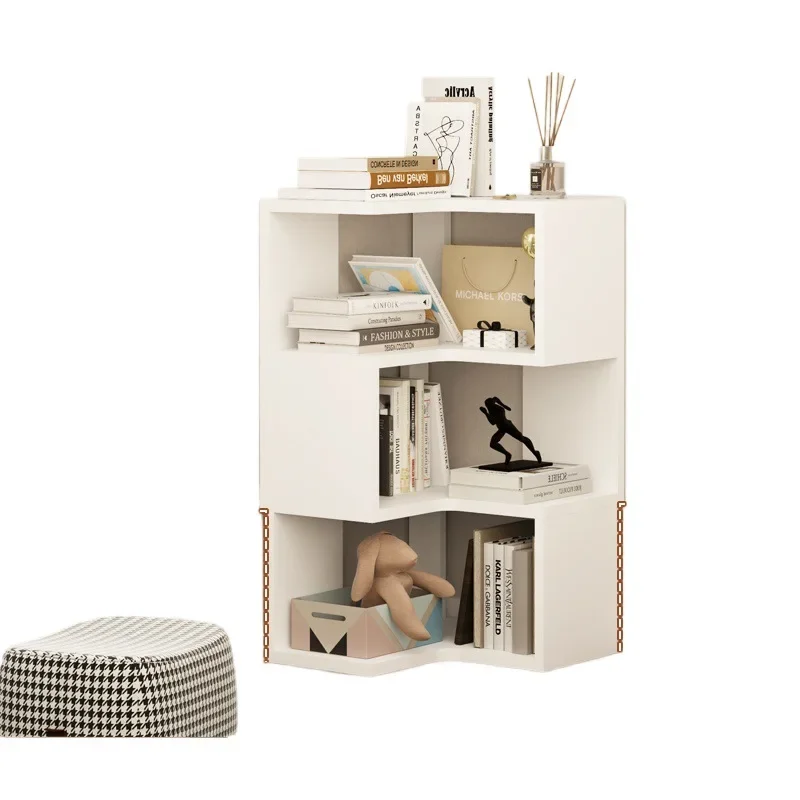 

Corner cabinet Bookcase Corner cabinet Household student study against the wall L-shaped