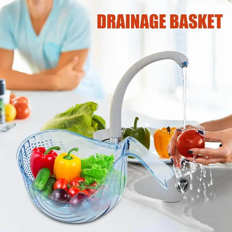 Small Strainer Fine Mesh Colander For Vegetable Multifunctional Ergonomic Handle Drainage Strainer Basket For Kitchen Cooking