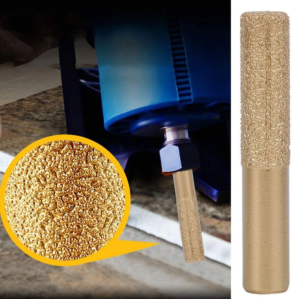 FTGT-12.7X13.5X75mm Bits Brazed Straight Router Bit Cutting of Stone Quartz Stone Trimming Machine