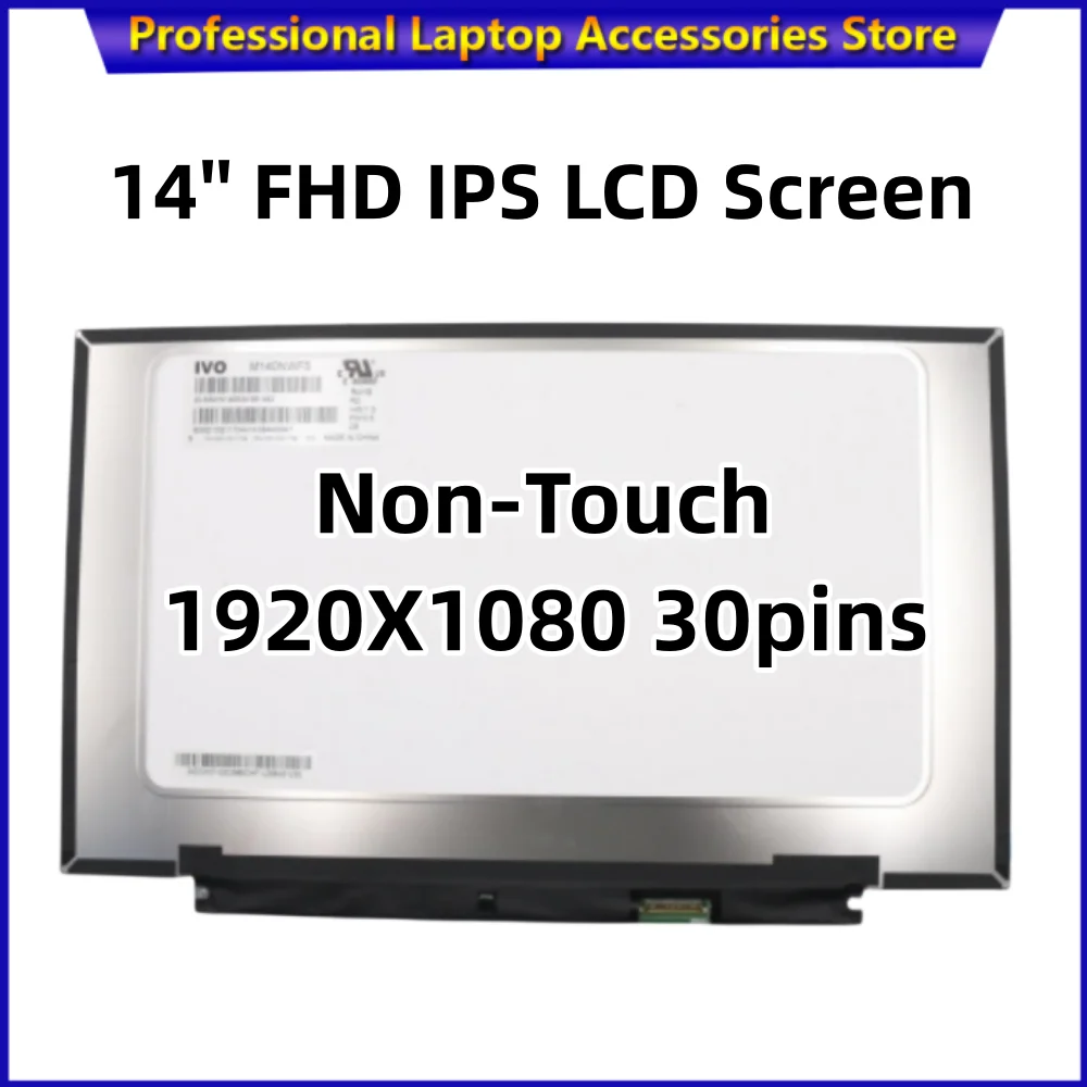 New for Lenovo Thinkpad 530S-14IKB 530S-14ARR FHD1920*1080 IPS LED Display LCD Screen 30PIN  Anti-Glare Non-Touch 5D10P96009