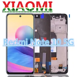 For Xiaomi Redmi Note 10 5G LCD Display Touch Screen Assembly For Redmi Note 10 5G M2103K19G, M2103K19C