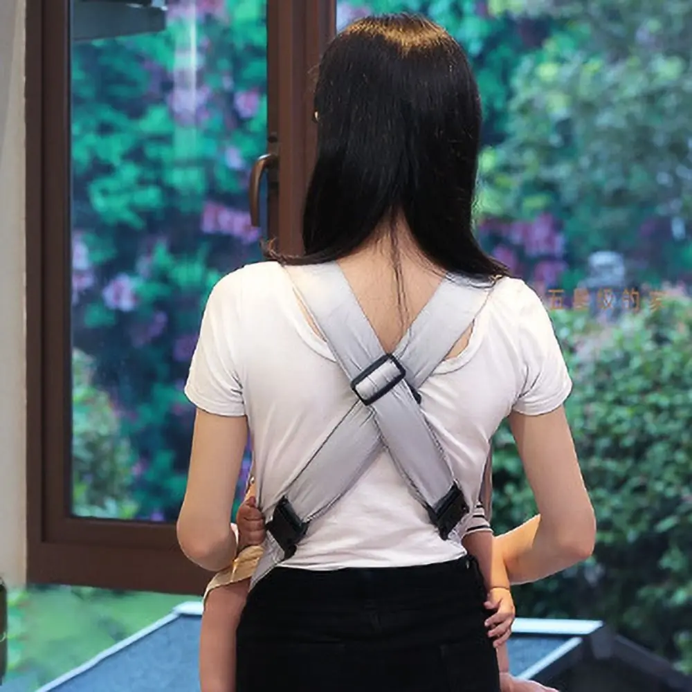 เป้อุ้มเด็กแบบมีตาข่ายรองศีรษะ ระบายอากาศได้ดี สายสะพายไขว้สองด้าน ใช้ได้ทั้งแบบสะพายหลังและแบบสะพายข้าง