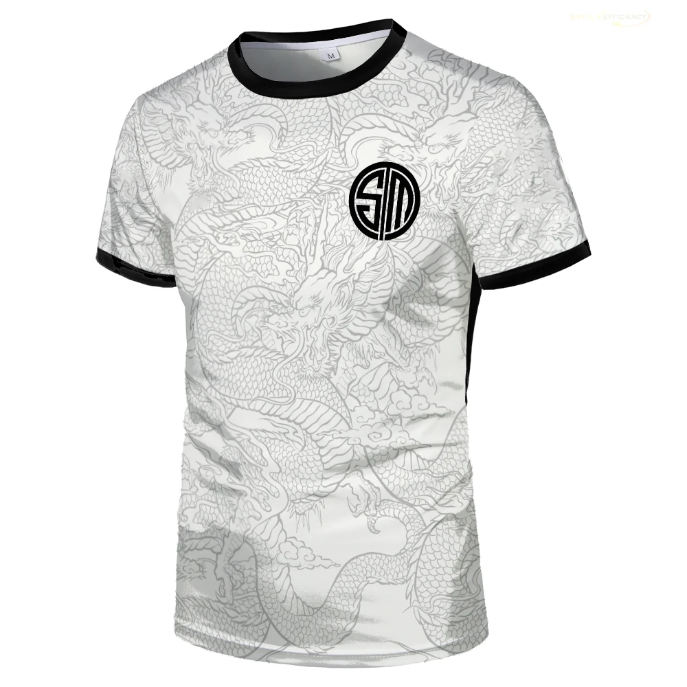 ESports Game Team Tsm Uniform Men T-shirts Breathable Quick Dry Sports Jersey T Shirt Summer Causal Training Boys Clothing Tees