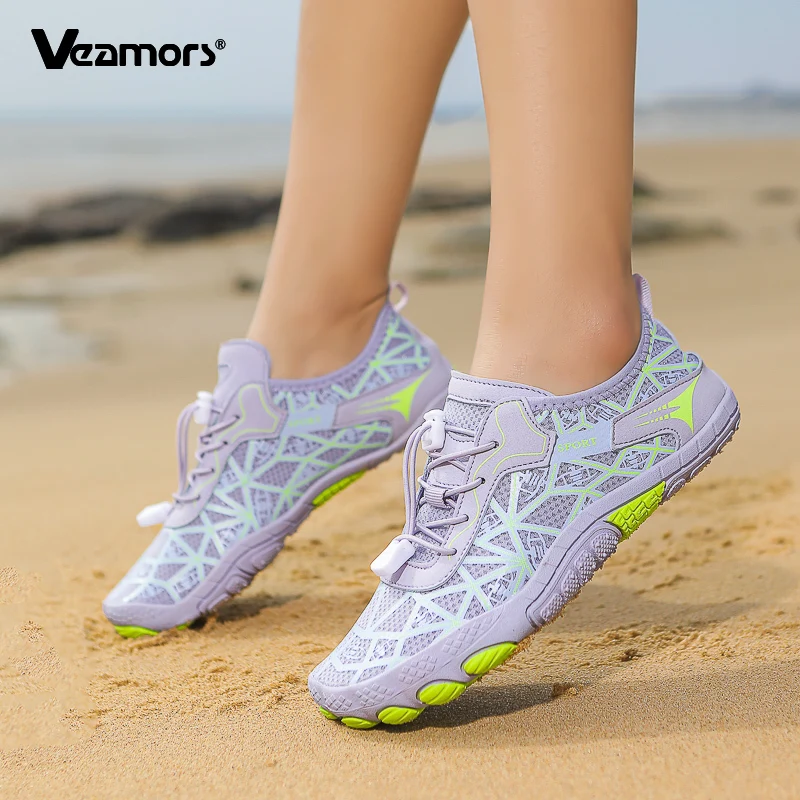 

Adult Breathable Water Shoes Men Women Quick Dry Barefoot Aqua Shoes Outdoor Wading Sneaker for Beach Swimming Kayaking Surfing