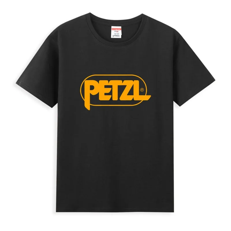 2024 men T shirt casual Petzl life wall climbing hiking and trail running camping DriFIT T-shirt comfortable streetwear S-3XL