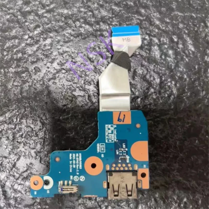 Original 5C50S25236 NS-D743 FOR Lenovo Legin 5 pro-16ITH6 82JF USB port board power button board  100% Test Ok