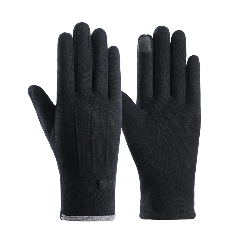 Warm gloves for women, winter men, outdoor cycling, driving, sports cycling, with fleece, autumn and winter couple gloves image 4