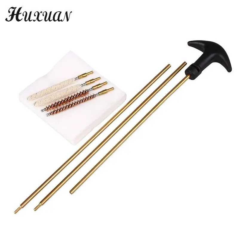 

1 Set Tactical Barrel Cleaning Kit 177&.22 4.5/5.5MM Rifle Pistol Airgun Brush Rod Cleaner Handgun Cleaning Tool Set