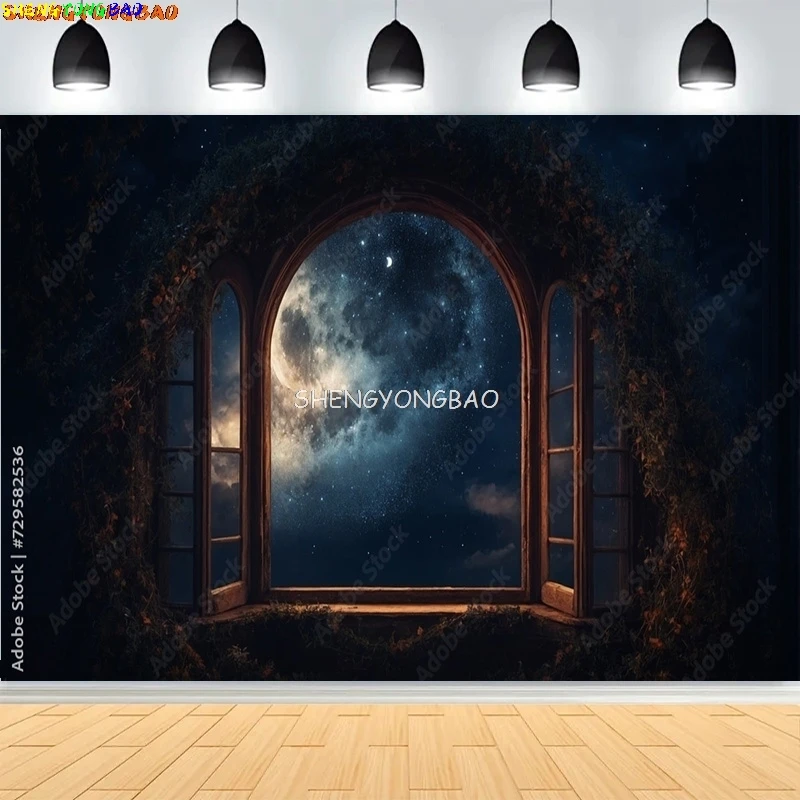 Готическое окно, закат, собор, архитектура, интерьерная фотография, фоны, марокко, арабский дворец, Рамадан, фотофон ZY-02