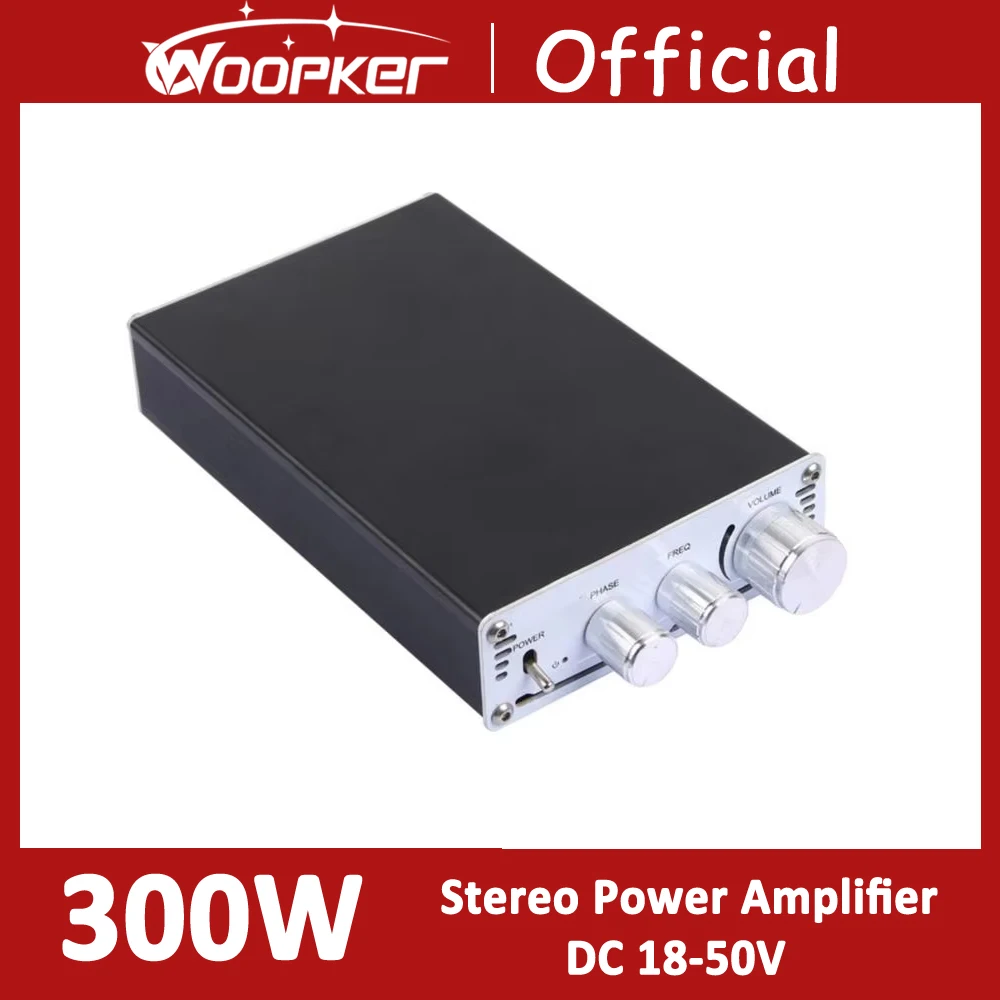 

Усилитель мощности Woopker TPA3255 Bluetooth, 300 Вт, класс D, Hi-Fi стерео, моно, цифровой аудиоусилитель, подходит для сабвуфера