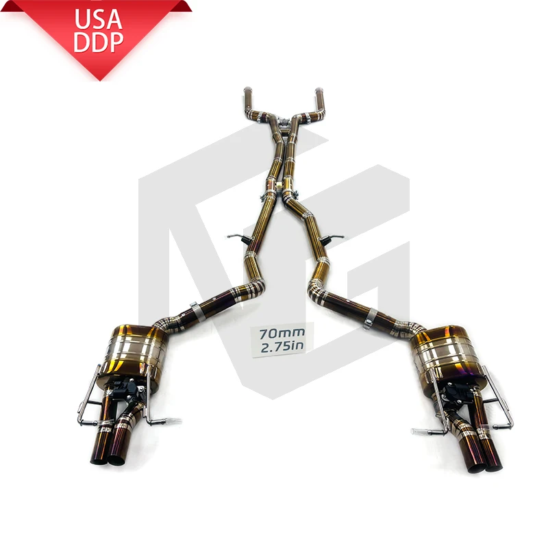 

ING Titanium Performance Catback Electronic 3-valve exhaust for Mercedes-Benz E63 W213 optional system accessories car tool