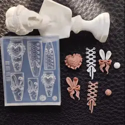 Molde acrílico 3D para decoración de uñas, placas de estampado de silicona, productos para uñas, accesorios, 1 unidad