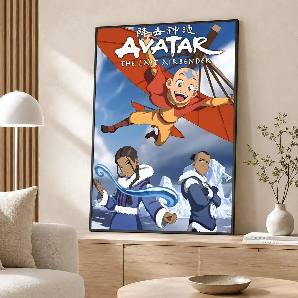 TV Series Avatar The Last Airbender Poster Poster Wall Sticker Waterproof Self Adhesive HD Art  Bedroom Bar Decor