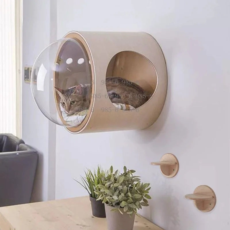 Wall-mounted Cat Nest Cute Pet Cat Space Capsule Free Space On The Wall