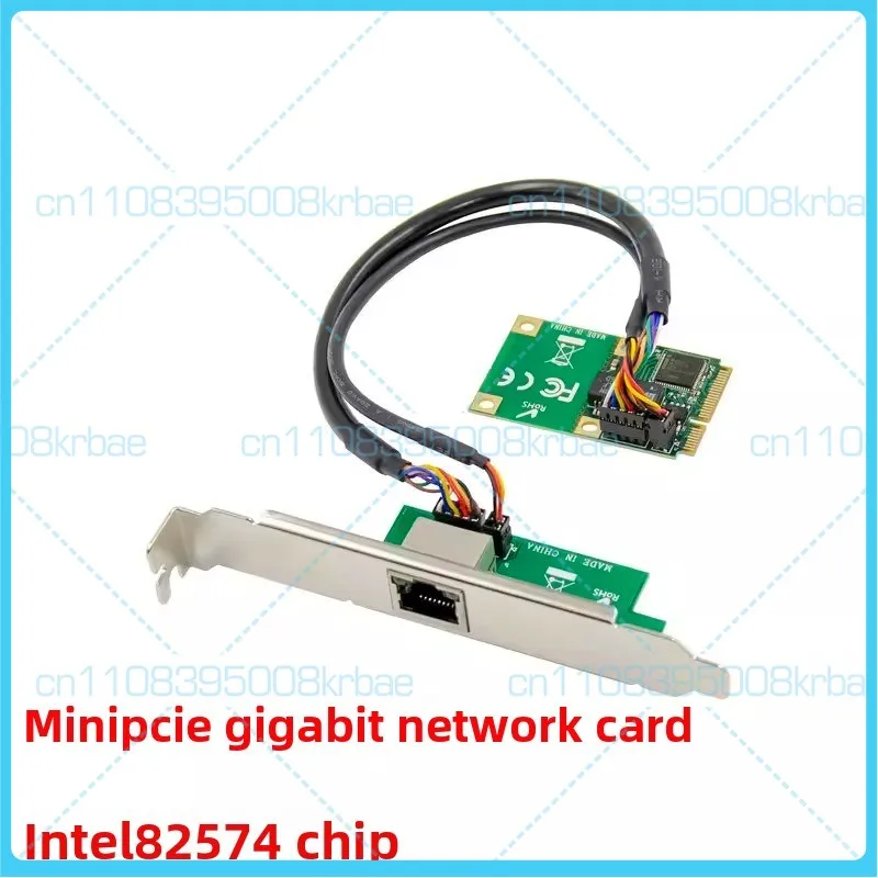 

Сетевой адаптер Intel 82574L Mini PCIe Gigabit с одним портом для серверов, EXPI9301CT, промышленный сетевой контроллер (NIC)