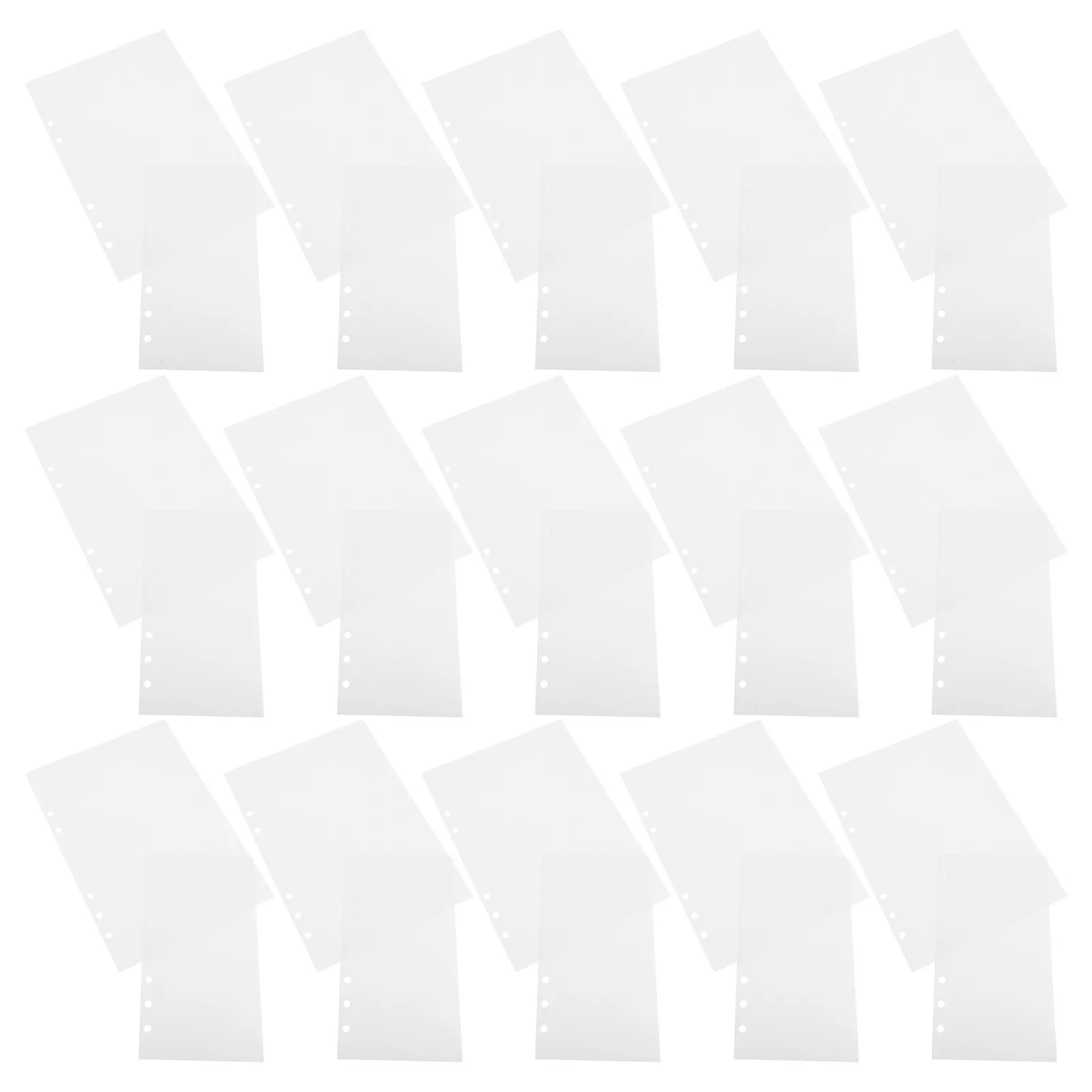 100Pcs Blank Release Paper Sticker Keeper Pages Loose Leaf Binder Insert for Reusable Sticker Organizer Binder Storage Sheets