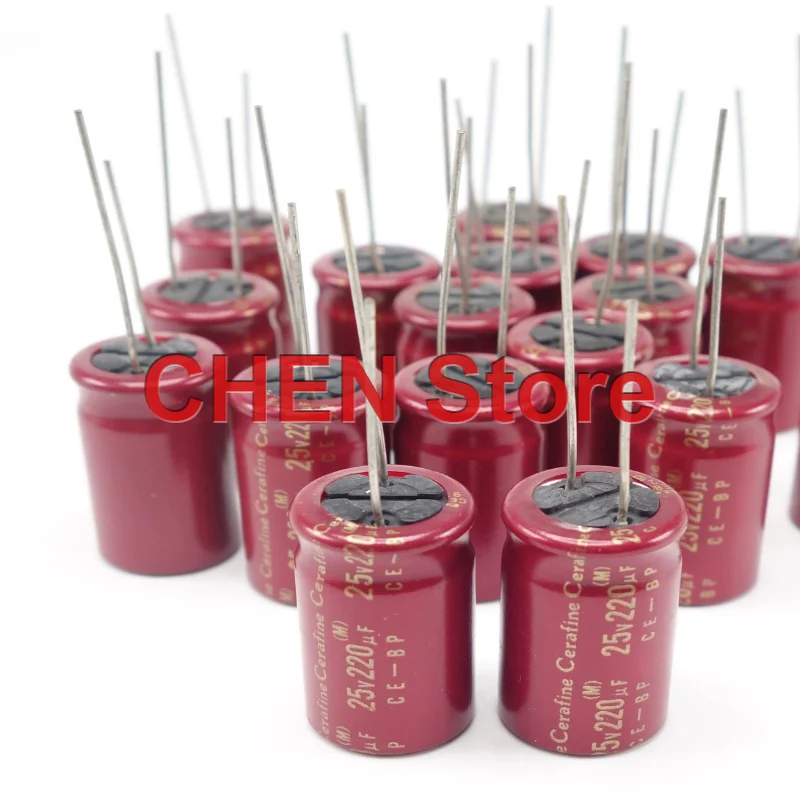 2PCS/lot original ELNA cerafine 220UF 25V 16X25MM 85C audio electrolytic capacitor ROA CE-BP 25V220UF free shipping