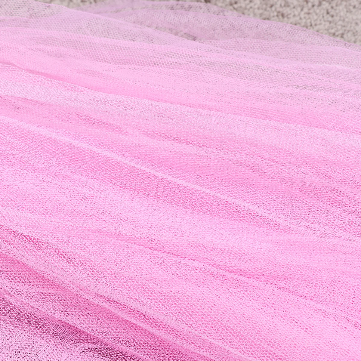 

Round Net Canopy Dome Bed Curtain Crib Netting Small Fresh Net for Beds Cradles (Pink)