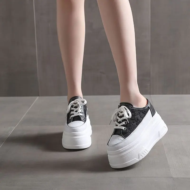 

Новые летние сандалии 2026 года, 12 см, с дышащей сеткой, высококачественные, на танкетке, на платформе, для женщин