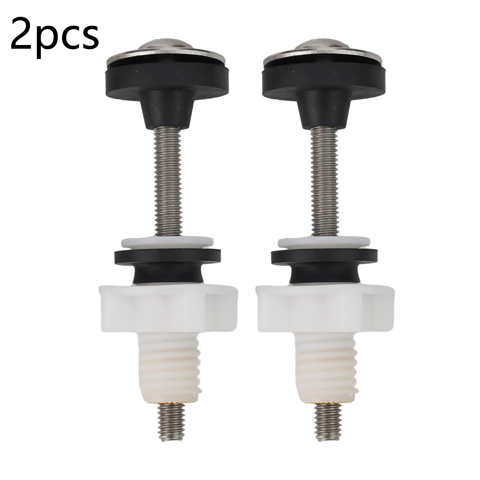 2PCS Tank Bolt M6 Bolts Rubber Toilet Cistern To Toilet Pan Fixing Fitting Sealing Kit Close Coupling Bolts Bathroom Accessories