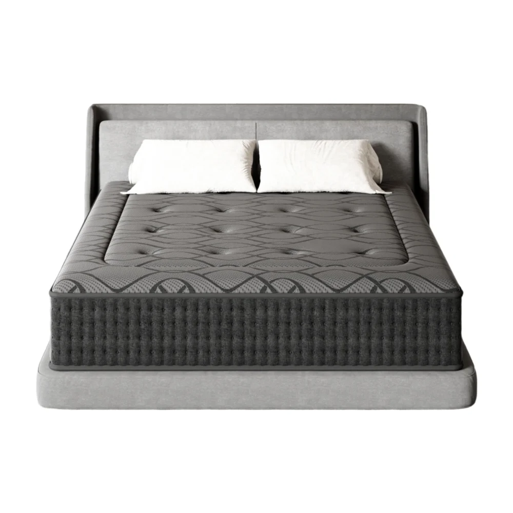 Matratze 140x200 cm, Höhe 30 cm, Taschenfederkern & Memory Foam Matratze, Federkernmatratze, Mittelhart, 7-Zonen, Perfekte Unterstützung, Vakuumverpackt, Öko-Tex Zertifiziert