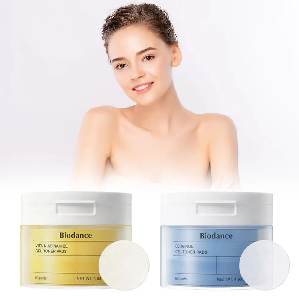 Niacinamid Gel Toning Wattepads Bio-Kollagen-Gesichtsmaske Schrumpfen Poren Tiefen feuchtigkeitsspendende Kollagen-Baumwolltabletten Hautpflege