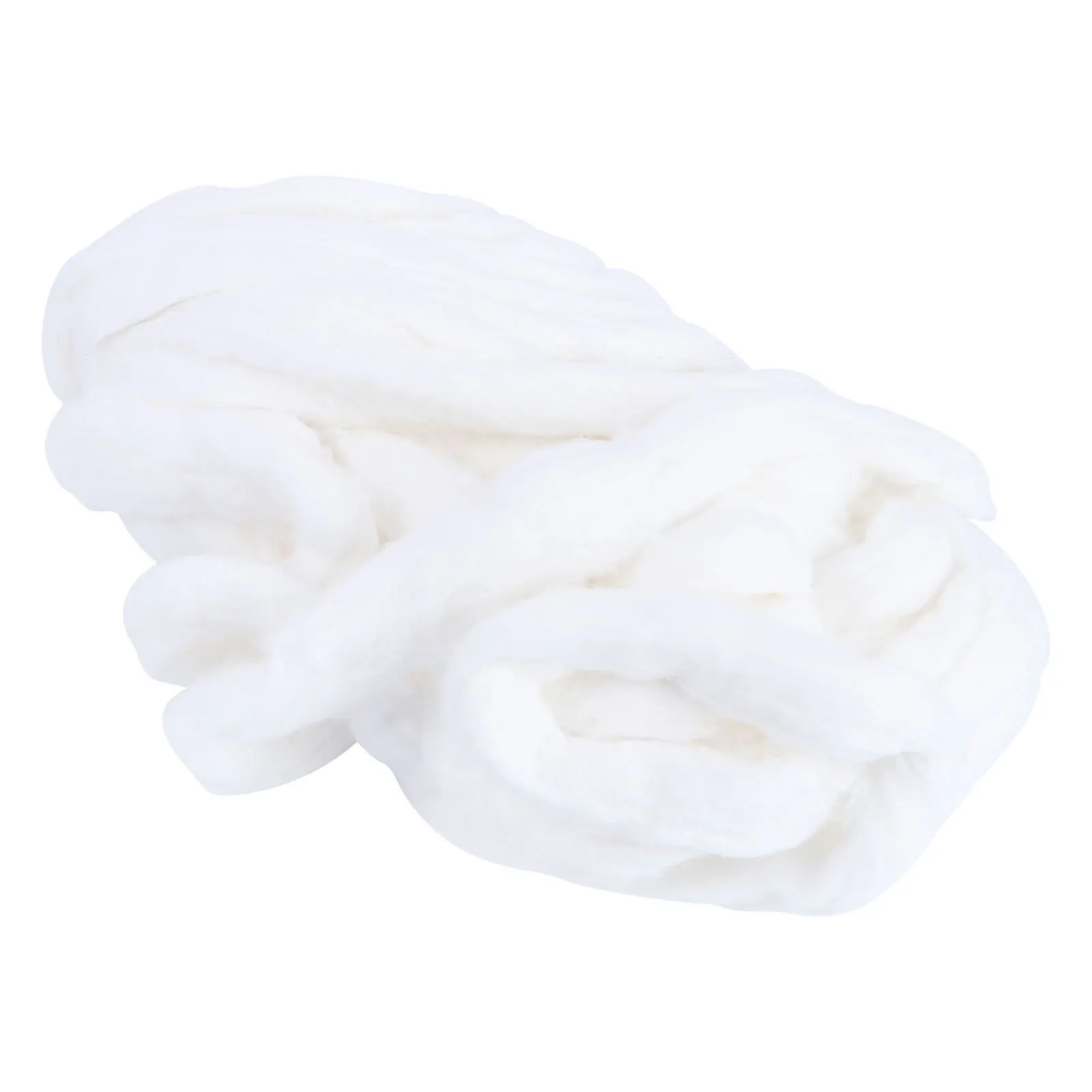 1 rotolo di strisce di cotone puro morbido assorbente struccante di bellezza salone sgrassante styling dei capelli usa e getta pulizia dell'orecchio dell'animale domestico artigianale