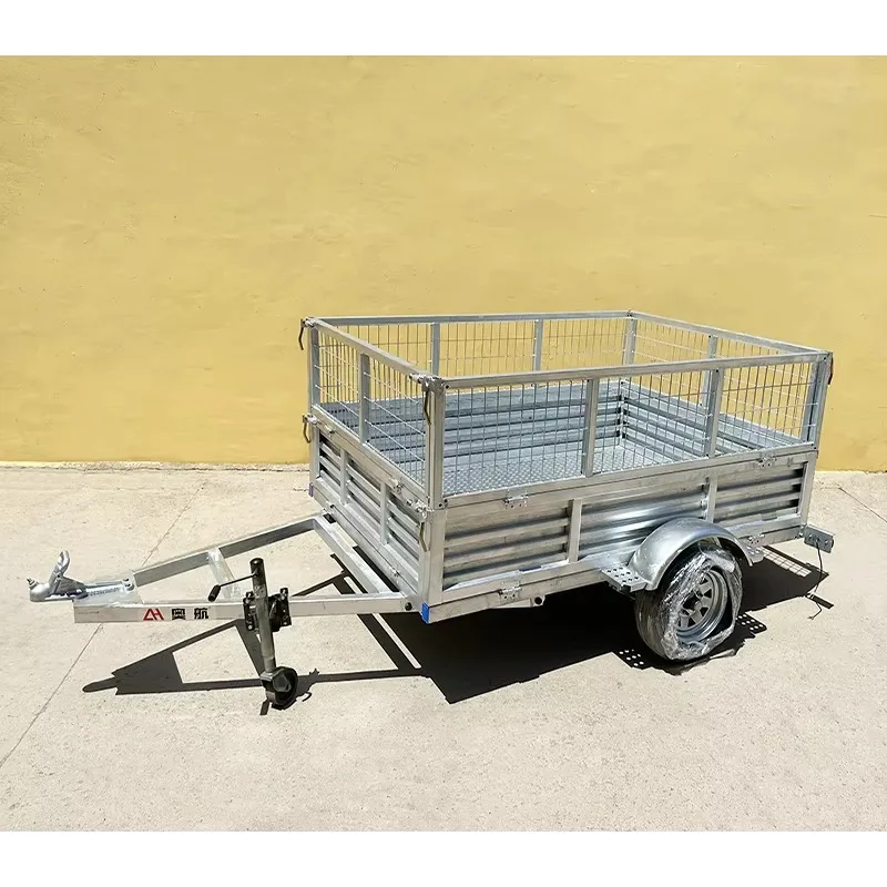 

AOMAI High Quality 6x4 Tool for Sale Closed Shaped R Body . Small Cage Box Trailer