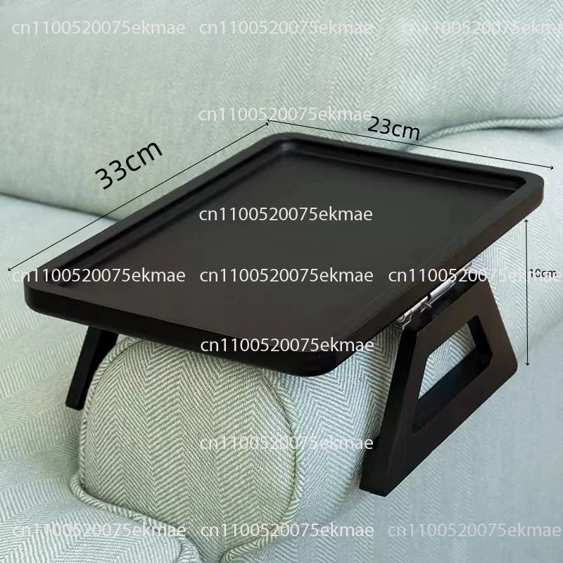 Sofa Armrest Clip Tray – Portable Rectangle Side Table for Coffee & Cupcake