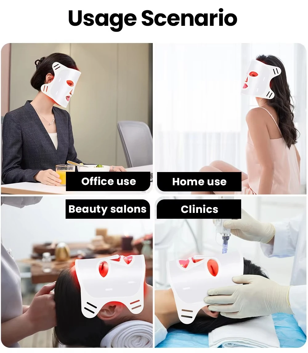 Silicone LED face mask (listing 1268), view 5