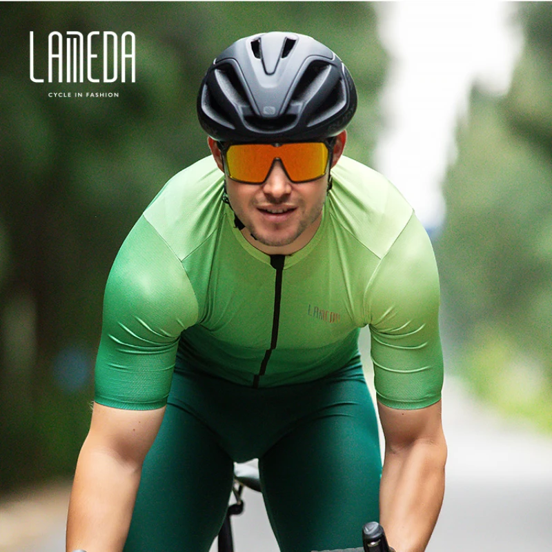 LAMEDA Cycling Jersey Men\'s Bicycle Short Sleeve Jacket Summer Road Car Clothes Men\'s Cycling Shirt Cycling Clothes for Men