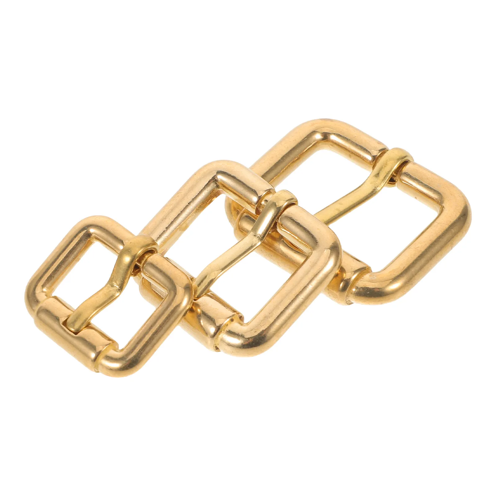 

3 шт. медных пряжек для регулировки ремня сумки, металлические пряжки с одним зубцом, замена для аксессуаров для изготовления сумок своими руками, маленькие пряжки для ремней