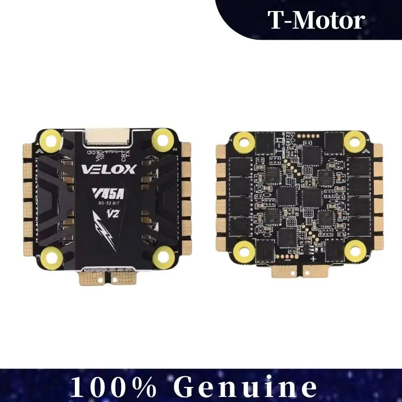 

T-Motor VELOX PACER V45A V2 45A 4in1 ESC 3-6S 32Bit 10V BEC for FPV Racing Drone Flight Controller, 30.5x30.5mm Mounting, D-Shot
