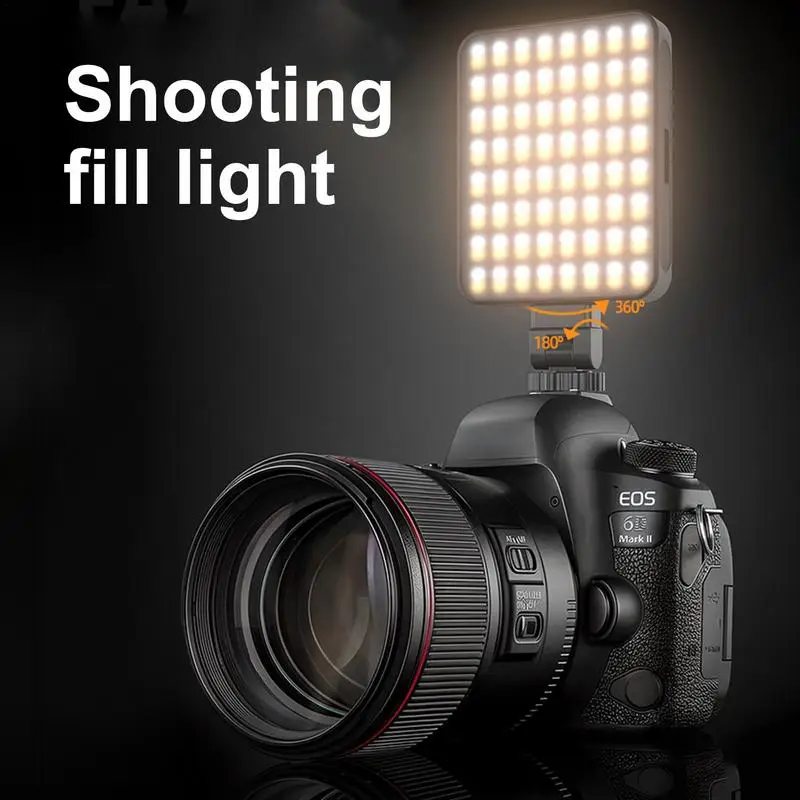 Selfie Light Front Back Clip Phone Light 6500K Color Temperature Clip-On Video Camera Light For Smartphones Laptop Makeup