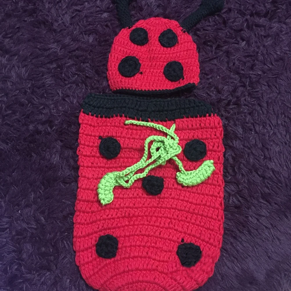 

Red Newborn Baby Sleeping Bag Exquisite Design Baby Photo Props Newborn Photography Outfits Infant Photo Props