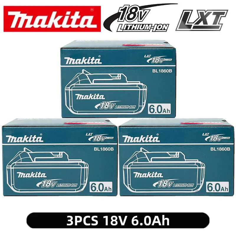 Makita Originele Lithium-Ion Oplaadbare Batterij 18V 6000mAh 18v Vervangende Batterijen BL1860 BL1830 BL1850 BL1860B