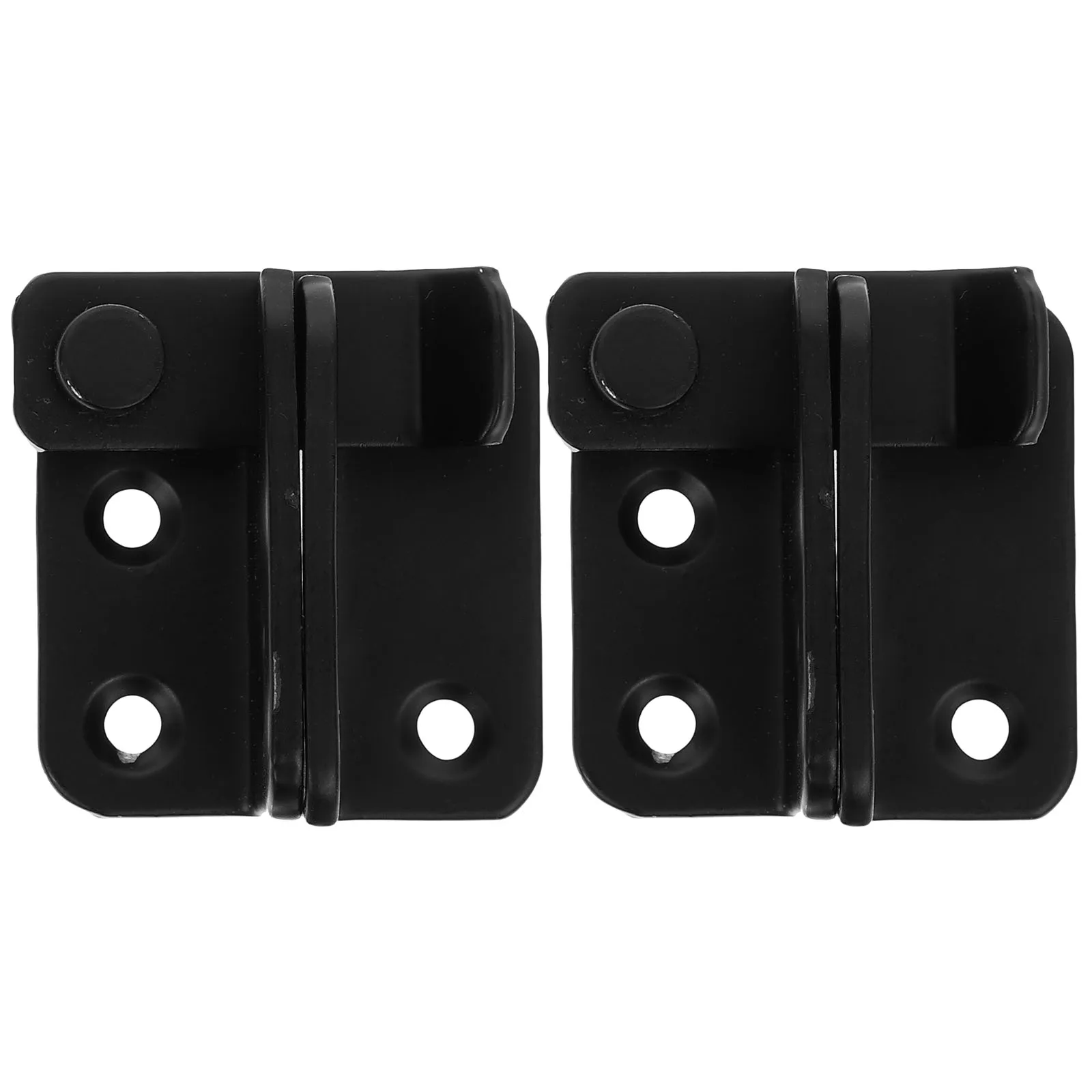 

2 Pcs Anti-theft Stainless Steel Gate Latches Durable Door Lock for Double Gates Hardware Sliding Barn Wood Garage Doors