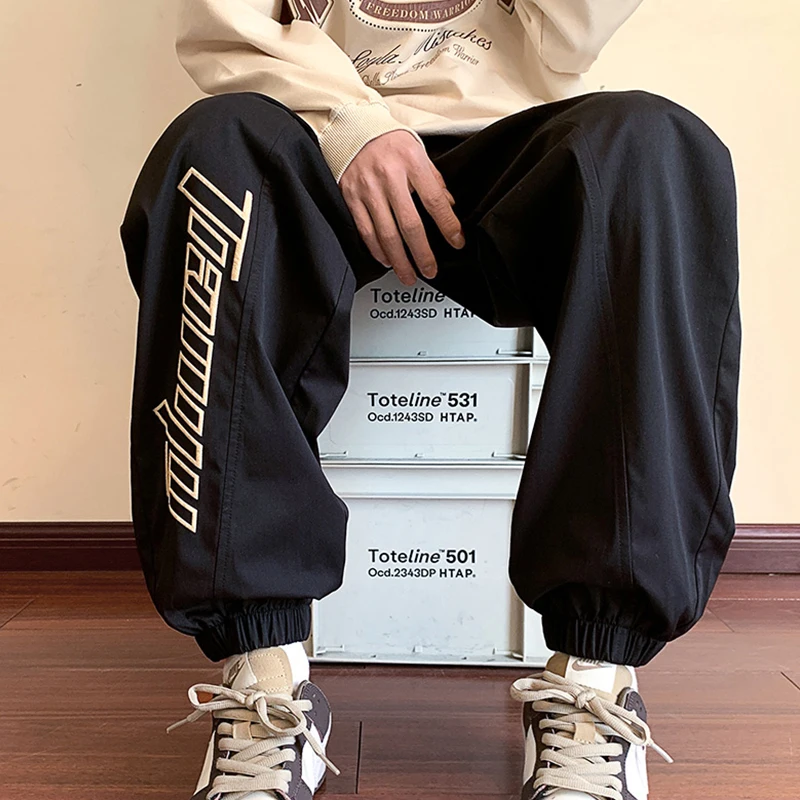 

Autumn Male Sweat Pants Sport Trousers Training Sweatpants for Men Athletic Jogger Track Tracksuit Bottoms Y2k Harajuku Pants