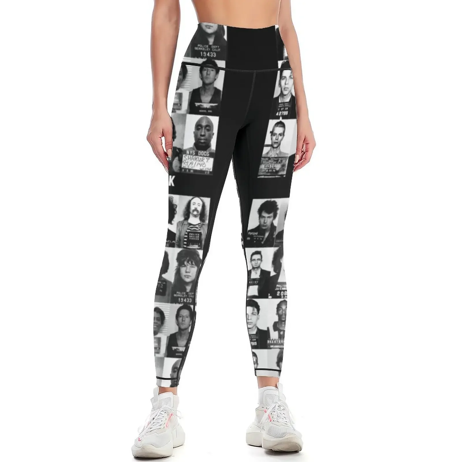

Jail House Rock Leggings Fitness woman Sportswear woman gym Female legging pants Fitness clothing Womens Leggings