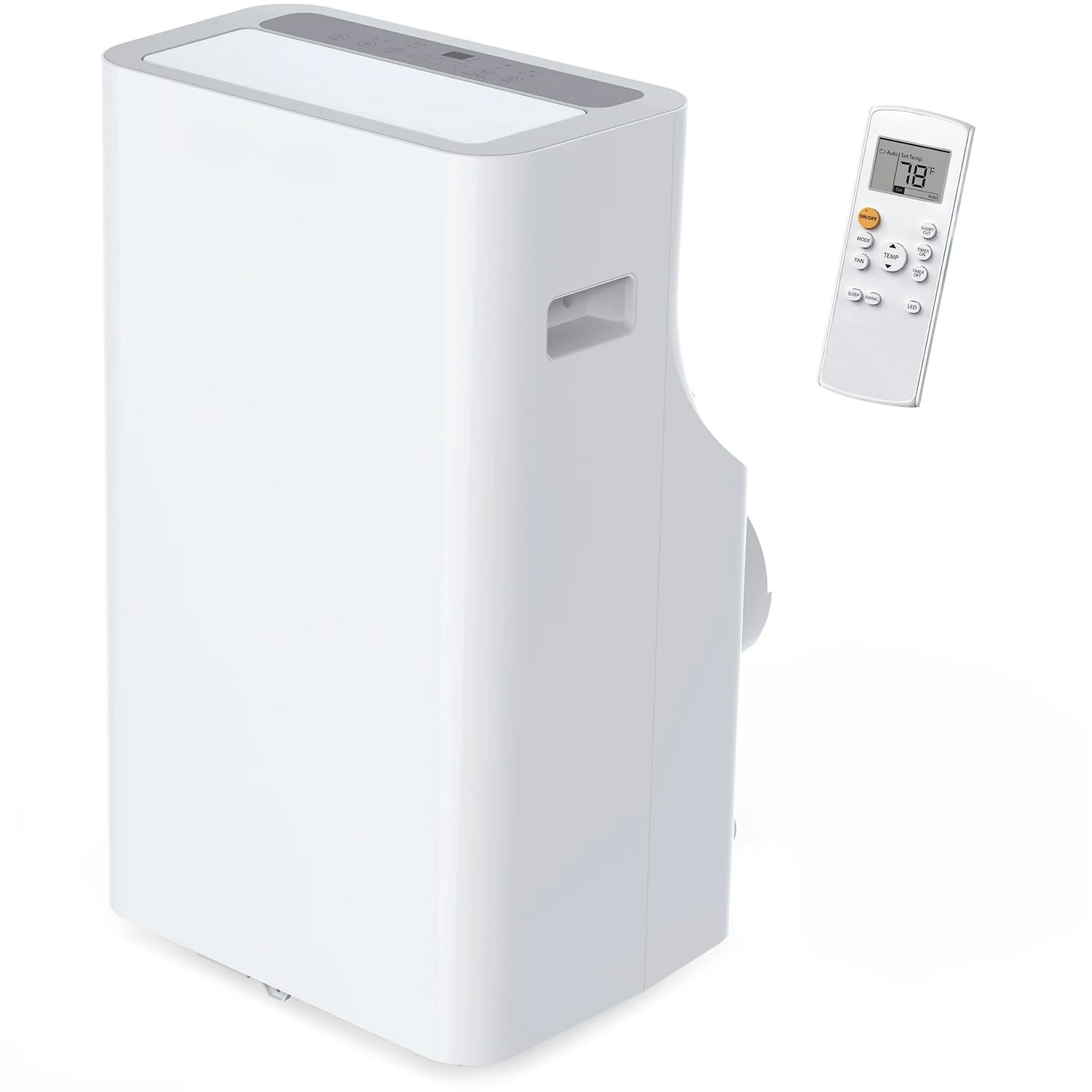

Портативный кондиционер 12000 BTU - охлаждает помещения площадью до 450 кв. футов. Фут. Бесшумный кондиционер на колесах с моющимся фильтром, индивидуальная комплектация