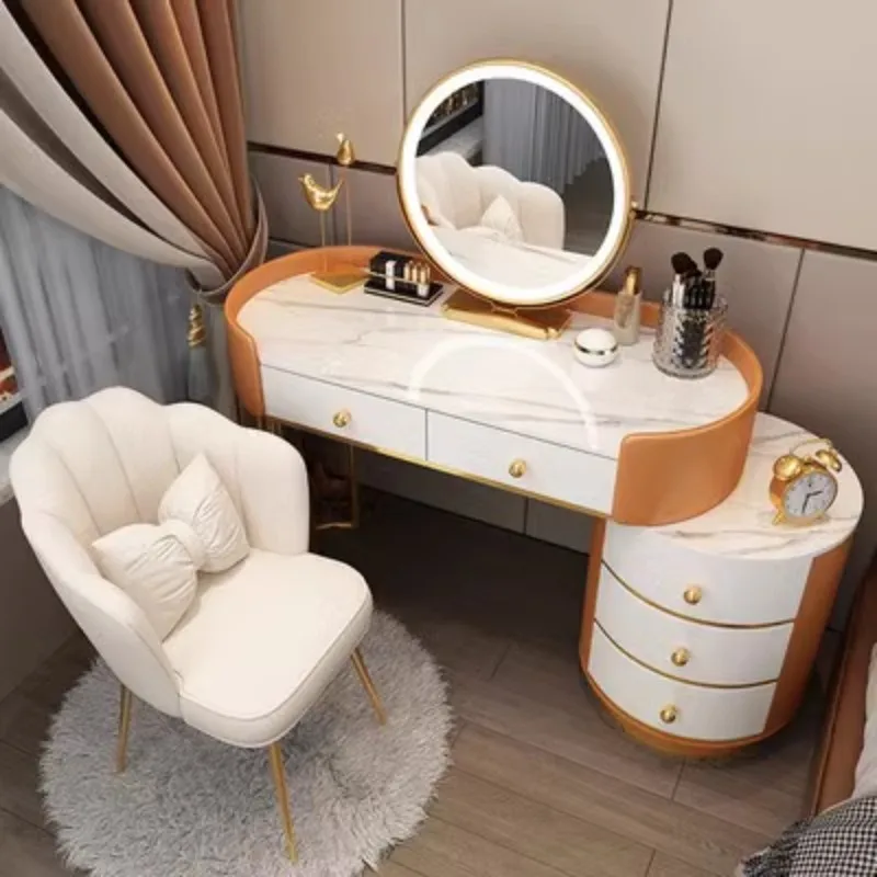 Light Luxury Dresser Master Bedroom 2024 New Modern Simple Small Apartment Makeup Table Storage Cabinet One Interior Decoration