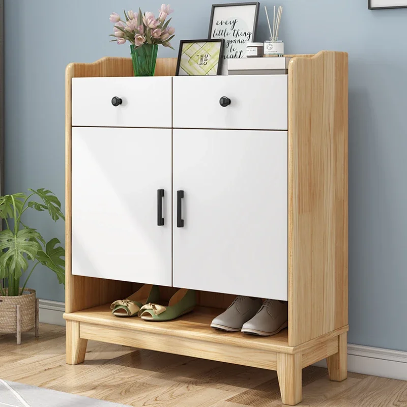 

Simple Nordic Shoe Rack Modern Organizer Shelf Fashion Multifunction Shoe Cabinets Library Mobile Guarda Zapatos Home Furnitures