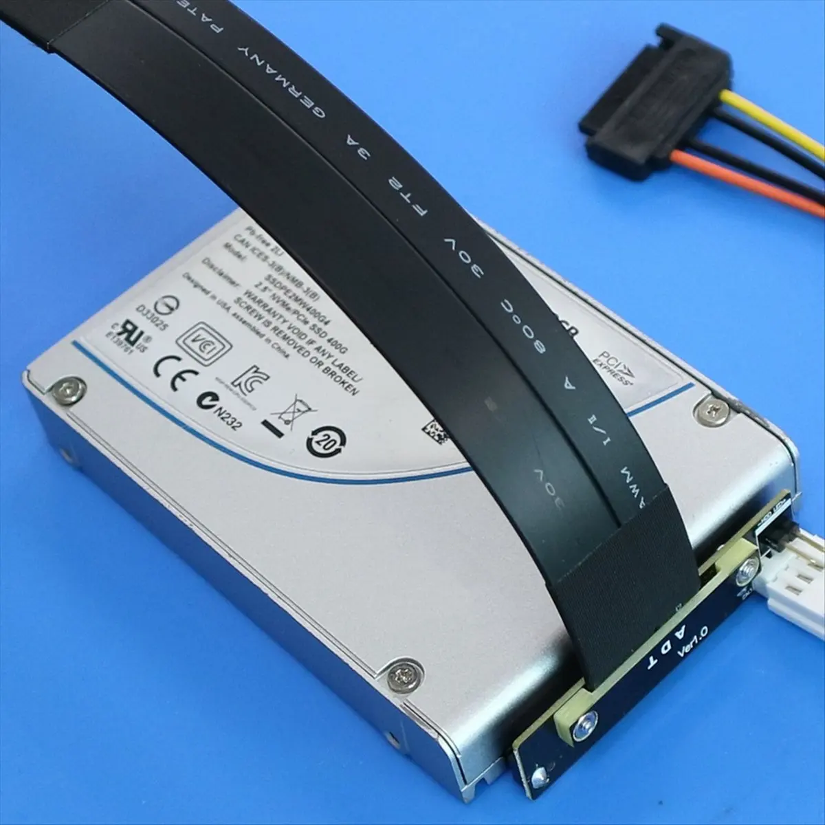 Welcome Deal~10CM M.2 NVME to U.2 SSD Adapter Cable Gen3 X4 M.2 NVME Key-M Extender SFF-8639 NVMe SSD Solid State Adapter