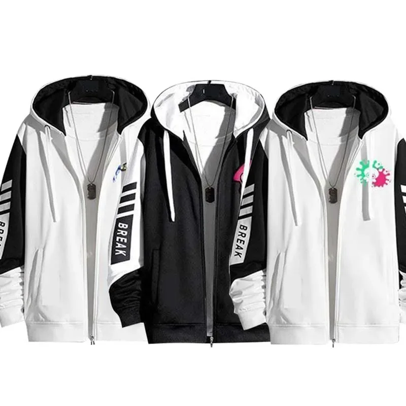 

Толстовка с капюшоном для косплея Splatoon, толстовка с капюшоном с 3D принтом для мужчин и женщин, повседневная уличная одежда, пуловер, куртка на молнии, пальто